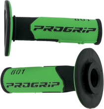 Carica l&#39;immagine nel visualizzatore di Gallery, MANOPOLE PRO GRIP DUAL DENSITY 801 VERDE Retrò Bike CT
