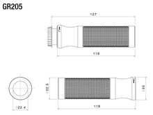 Carica l&#39;immagine nel visualizzatore di Gallery, MANOPOLE SPORT LINE IN ALLUMINIO UNIVERSALI Ø 22mm ROSSO - RIZOMA Rizoma
