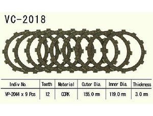 FRIZIONE VESRAH YAMAHA WR450F/YZ426F - Retrò Bike CT